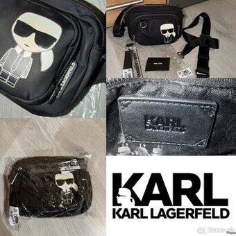 karl lagerfeld ikonik original 2v1 crossbody taska/ladvinka