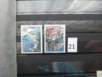 Poštové známky č.481 - EURÓPA II. - 20 sérií
