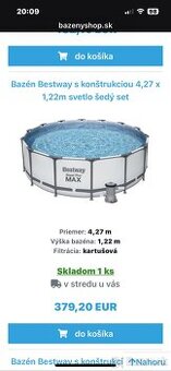 Predam bazen BestWay Steel Pro Max 4.47m/1m