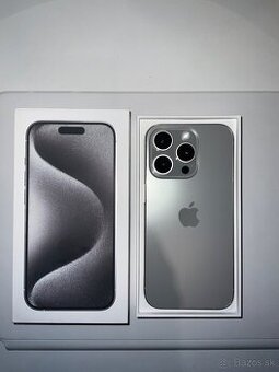 iPhone 15 pro 256GB natural titanium
