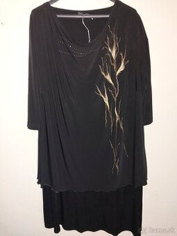 Blúzka zlatá maľba