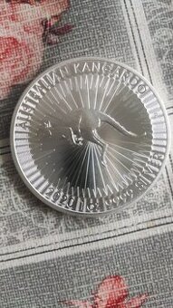 Investicne striebro Australia Kangaroo, rocnik 2020