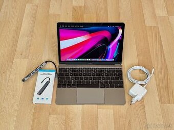 MacBook 12" 1.2GHz,2j/8GB/512GB, NOVÁ BATERKA, TOP STAV