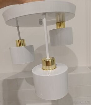 Stropné svietidlo Trinity white/gold