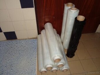 Stretch fólia transparentná / čierna