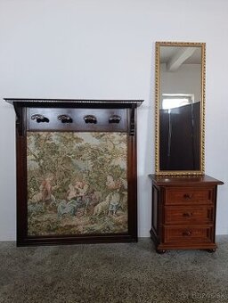 Předsíňový set, zrcadlo, komoda, věšák, Nábytek s příběhem