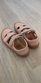 Dievcenske ruzove sandale Froddo barefoot