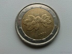 2 eur Fínsko 2002 chyboražba