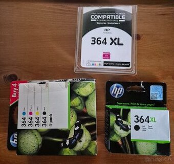 Farba, napln, tonery do tlaciarne HP364XL
