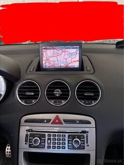 Displej rádia GPS Peugeot 308 T7