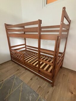 predám poschodovú posteľ DUB