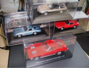 CHEVROLET CORVETTE C1 , C2 , C3 , 1:43 , 1:24 , DE AGOSTINI