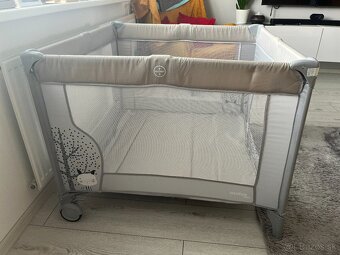 Asalvo detská ohrádka PARQUE 100x100 grey nordic