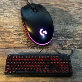 Herná klávesnica a myš