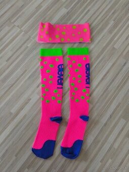 Dámske kompresné športové podkolienky s čelenkou Eleven