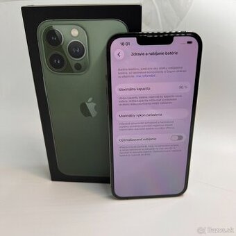 IPHONE 13 PRO ALPINE GREEN 256GB ZÁRUKA - DOBRÝ STAV