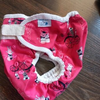 Ružové plienkové nohavičky