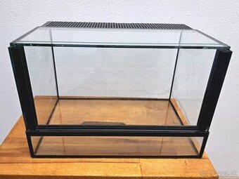 Terárium 30×20×20 cm + žiarovka Exo Terra 50W