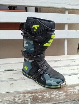 Detské čižmy topánky SHOT camoflage sivé