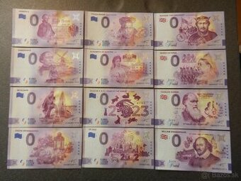 0€ bankovky Slovensko a svet
