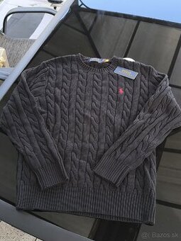 Čierny Polo Ralph Lauren sveter veľkosť L