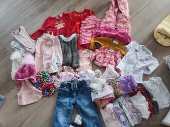 Balík komplet oblečenie pre dievča veľ.62-92