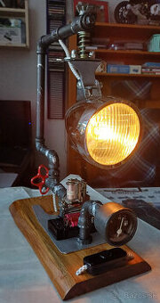 Lampa 2 - moto lampa, industrial art