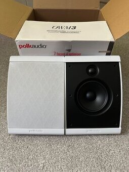 Polk Audio OWM3 biele, kompaktne Atmos/Surround reproduktory