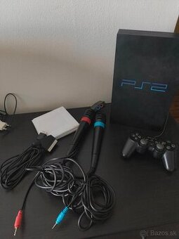 Playstation 2 prislušenstvo + hry