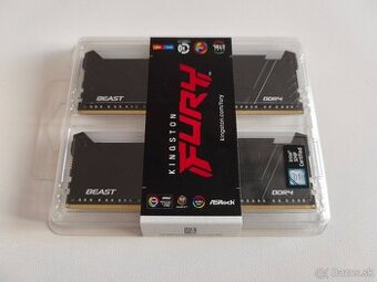 Kingston FURY RGB DDR4 16GB KIT (2x8) 3733MHz CL19 v záruke