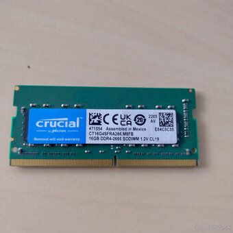 RAM Crucial 16GB