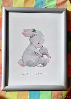 Zarámovaný print do detskej izbičky