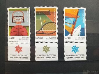 Poštové známky č.198 - Izrael - šport