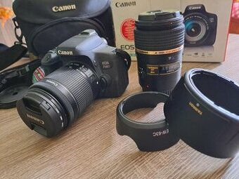 Canon EOS 750D+EF-S18-135mm IS STM + Tamron 90mm f/2,8 Macro