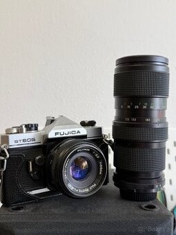 Fujica ST605 Retro zrkadlovka s 2 ks objektivom