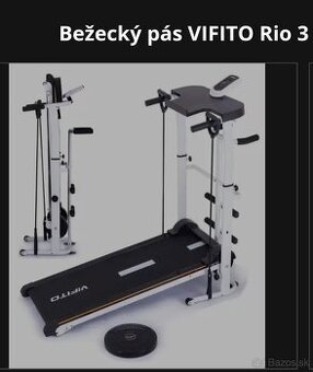 Bežecký pás 3v1