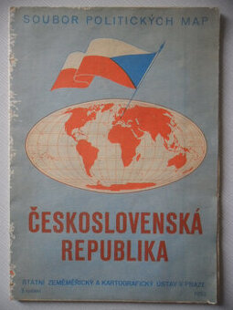 3 x mapy - ČESKOSLOVENSKÁ REPUBLIKA - 2,50 €