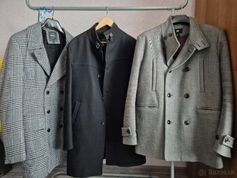 Panske kabaty Blažek, J.Boyz a H&M - elegantne