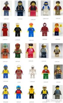 Originálne LEGO figúrky, panáčikovia, postavičky