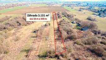 3.130 m2 ZÁHRADA v širšom centre Štúrova - 1