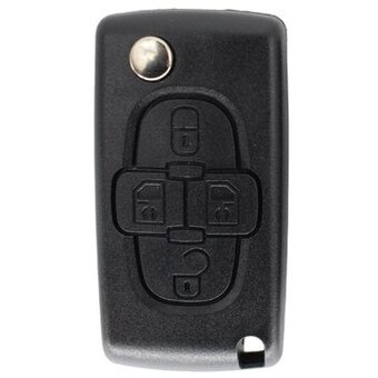 Obal kľúča Peugeot Citroen 4 tlačidla