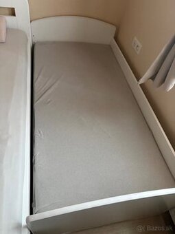 Detská posteľ s madracom a roštom 160x80