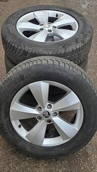 Alu kola originál Škoda Kodiaq 5x112 6,5jx17 zimní