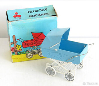 Retro hračka Kočík Dubena, Československo