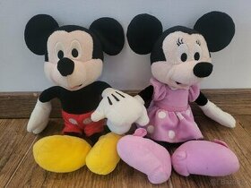 Mickey a Minnie plyšáci