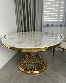 Luxusný stôl s 2 stoličkami - 1