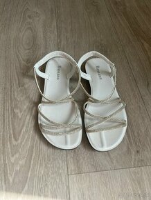 Biele sandále č.39 - 1