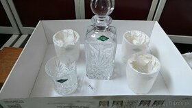 Sada kryštálových pohárov a dekantovacej fľaše Shannon - 1