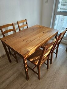 Stôl so stoličkami Jokkmokk Ikea