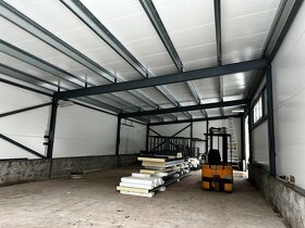 OCEĽOVÁ KONŠTRUKCIA HALY - MONTOVANÁ HALA 8x18x5m